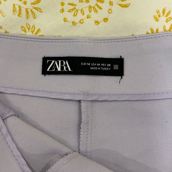 Zara Lilac Mini Shorts, NWOT - Picture 4 of 4